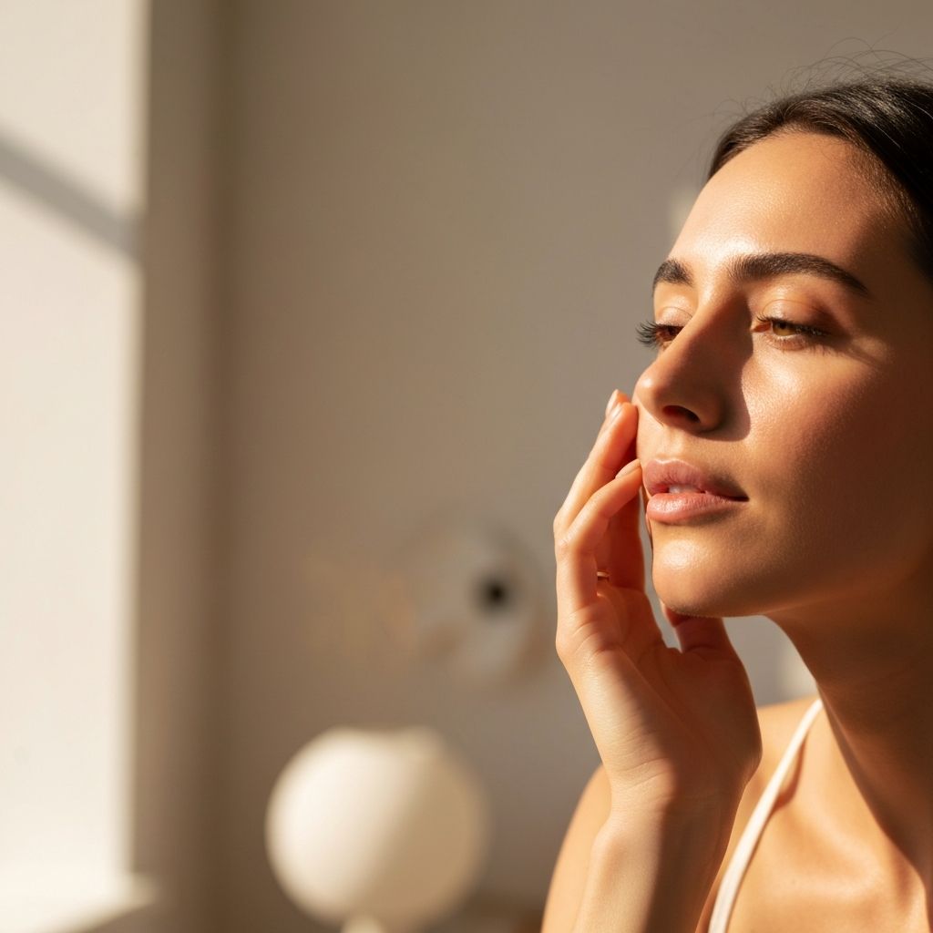 Soft warm light evoking intimacy and care